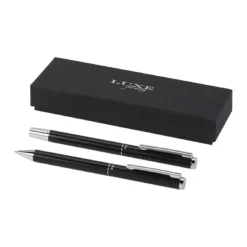 Gift Campaign Set penna e roller in alluminio riciclato anodizzato a inchiostro nero></noscript> Penne Ecologiche