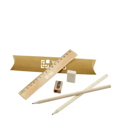 Gift Campaign Set per disegnare con due matite in contenitore di carta College><noscript><img width=