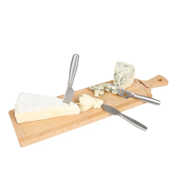 Gift Campaign Set per formaggi con tagliere in legno e coltelli Boska> Altri Utensili Da Cucina|Taglieri