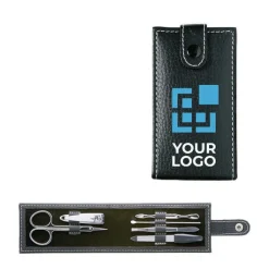 Gift Campaign Set per la manicure con 6 accessori in custodia rettangolare Executive><noscript><img width=