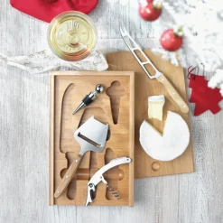Gift Campaign Set pubblicitario per formaggi e vino in scatola di Camembert></noscript> Altri Utensili Da Cucina