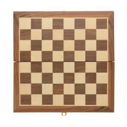 Gift Campaign Set scacchi pubblicitario 32 pedine in legno con scacchiera pieghevole></noscript> Giochi E Passatempo