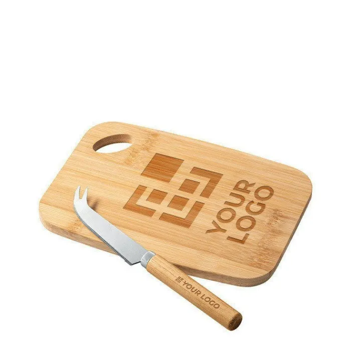 Gift Campaign Set tagliere con logo con coltello da formaggio Gruyere> Altri Utensili Da Cucina