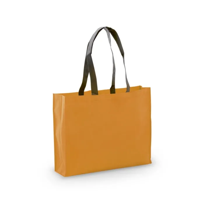 Gift Campaign Shopper con logo dai manici lunghi e neri 100 g/m2 Black Handle> Shopper Tnt