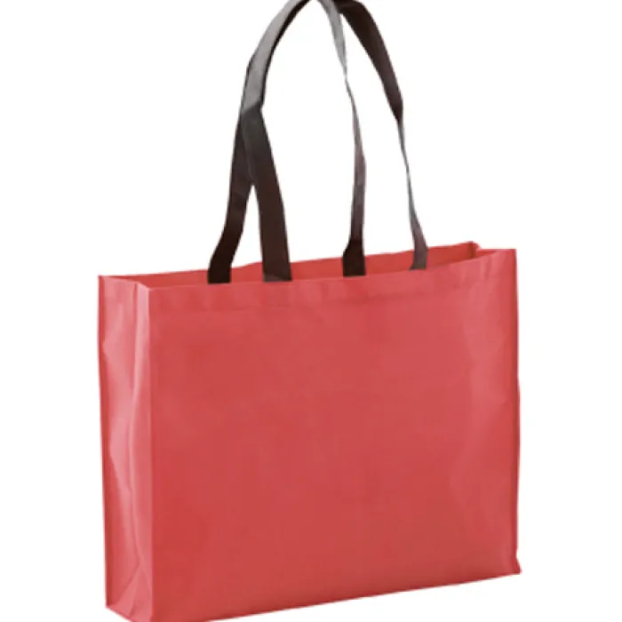 Gift Campaign Shopper con logo dai manici lunghi e neri 100 g/m2 Black Handle> Shopper Tnt
