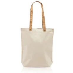 Gift Campaign Shopper cotone con manici lunghi in sughero e rivetti dorati 180g/m2></noscript> Shopper In Cotone Personalizzate