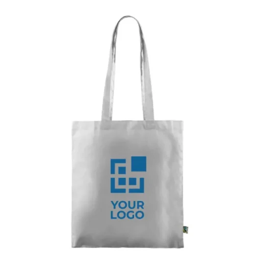 Gift Campaign Shopper dai manici lunghi in cotone colorato 180 g/m2 del Fairtrade> Shopper In Cotone Personalizzate