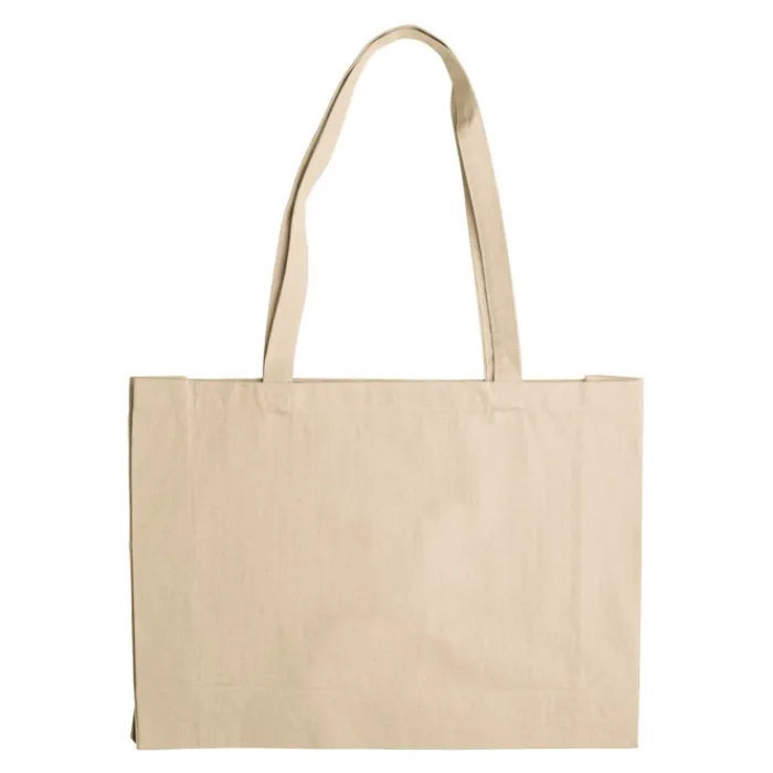 Gift Campaign Shopper di cotone con soffietto e certificazione OEKO-TEX da 280 g/m2> Shopper In Cotone Personalizzate