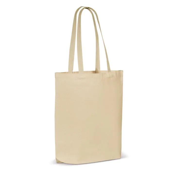 Gift Campaign Shopper di cotone da 280 g/m2 con soffietto e certificato OEKO-TEX> Shopper In Cotone Personalizzate