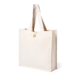 Gift Campaign Shopper di cotone personalizzate con chiusura a bottone 310 g/m2 Button> Shopper In Cotone Personalizzate