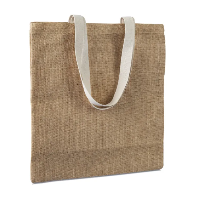 Gift Campaign Shopper di juta economiche personalizzabili per aziende Jute> Gadget Ecologici|Borse In Juta