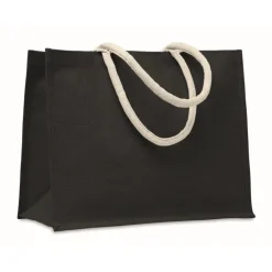 Gift Campaign Shopper di juta personalizzabili con manici corti di cotone Jute Ibiza></noscript> Borse In Juta
