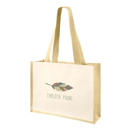 Gift Campaign Shopper di juta resistente da 250 g/m² resistente 12 kg Beach Budget> Borse In Juta