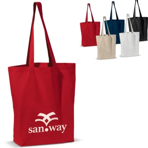 Gift Campaign Shopper di vari colori con manici lunghi in cotone canvas 250 g/m²> Shopper In Cotone Personalizzate