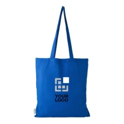 Gift Campaign Shopper di vari colori in cotone 100% riciclato da 120 g/m²></noscript> Shopper In Cotone Personalizzate