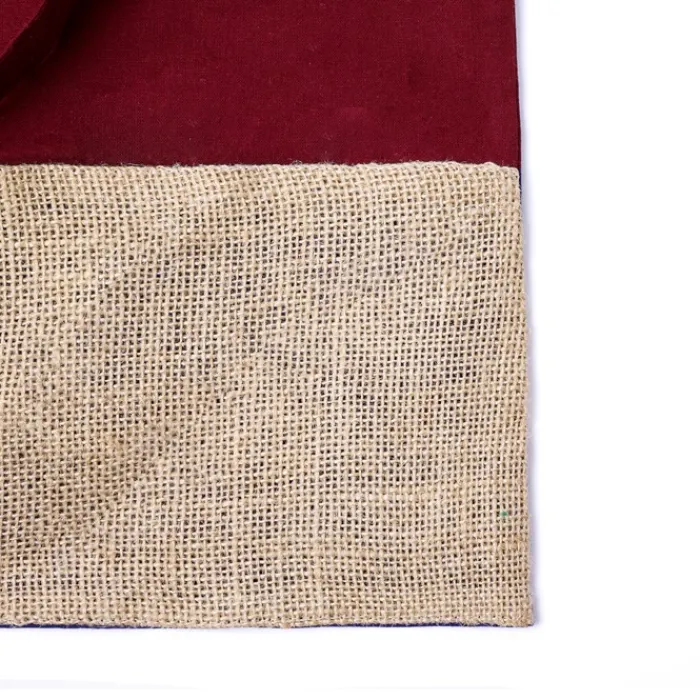 Gift Campaign Shopper in 100% cotone colorato con base in juta 120g/m2> Shopper In Cotone Personalizzate