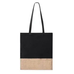 Gift Campaign Shopper in 100% cotone colorato con base in juta 120g/m2></noscript> Shopper In Cotone Personalizzate