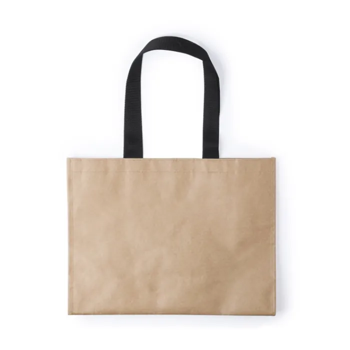 Gift Campaign Shopper in carta e tessuto non tessuto manici neri 140 g/m2 Exclusive> Buste Di Carta