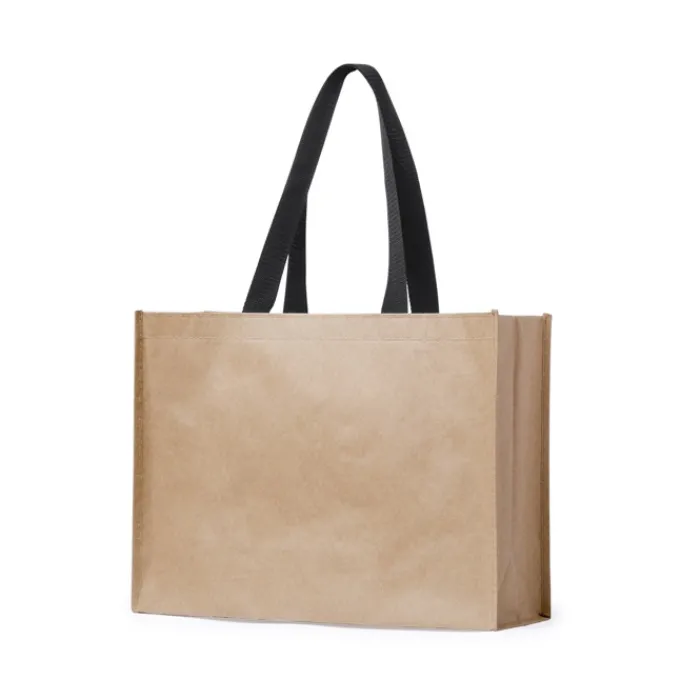 Gift Campaign Shopper in carta e tessuto non tessuto manici neri 140 g/m2 Exclusive> Buste Di Carta