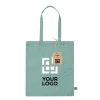 Gift Campaign Shopper in cotone colorato riciclato GRS da 120g/m² del Fairtrade> Shopper In Cotone Personalizzate