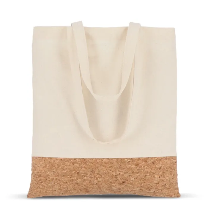 Gift Campaign Shopper in cotone con base in sughero da 170 g/m2> Shopper In Cotone Personalizzate