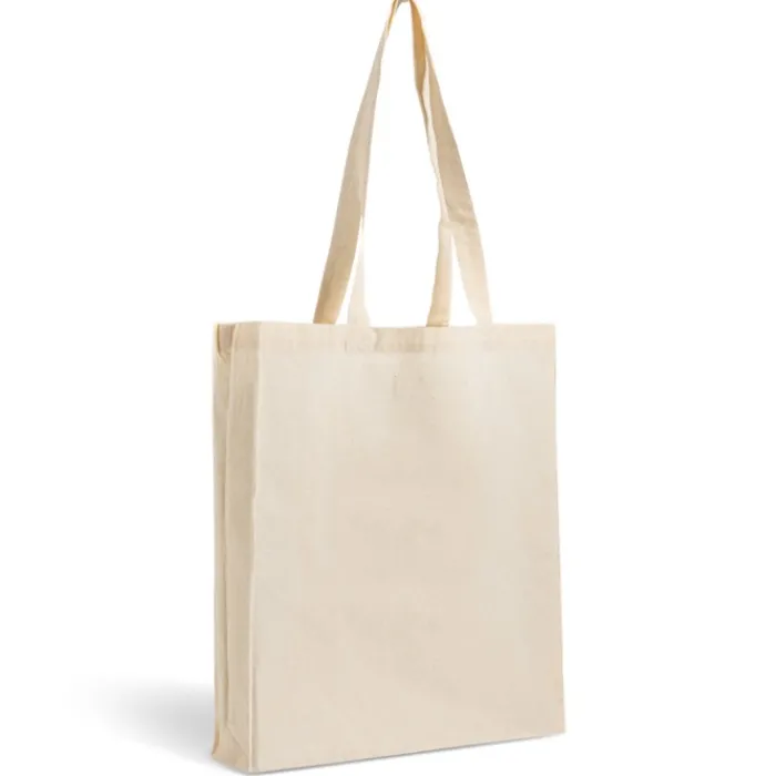 Gift Campaign Shopper in cotone con soffietto completo per maggiore capienza 140 g/m2> Shopper In Cotone Personalizzate
