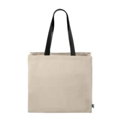 Gift Campaign Shopper in cotone Fairtrade da 280 g/m2 con manici lunghi neri> Borse Per La Spesa|Shopper In Cotone Personalizzate