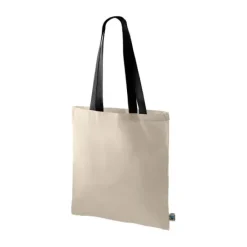 Gift Campaign Shopper in cotone Fairtrade da 140 g/m2 con manici lunghi neri> Borse Per La Spesa|Shopper In Cotone Personalizzate