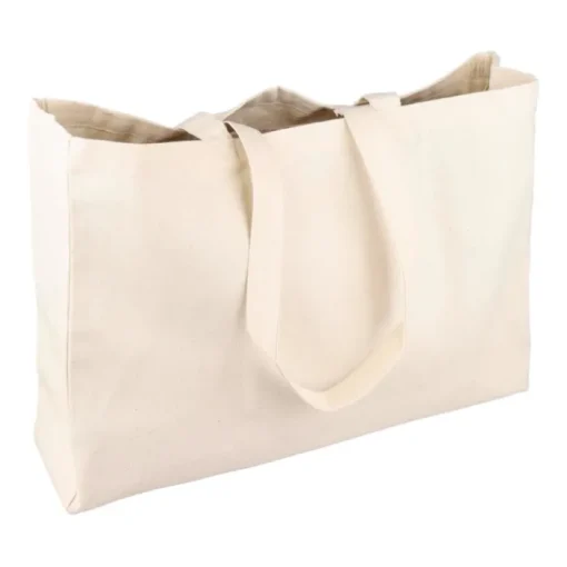 Gift Campaign Shopper in cotone naturale Oeko-Tex® con soffietto da 280 g/m2> Borse Per La Spesa|Shopper In Cotone Personalizzate