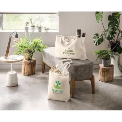 Gift Campaign Shopper in cotone riciclato e poliestere con manici lunghi 280 g/m2></noscript> Shopper In Cotone Personalizzate