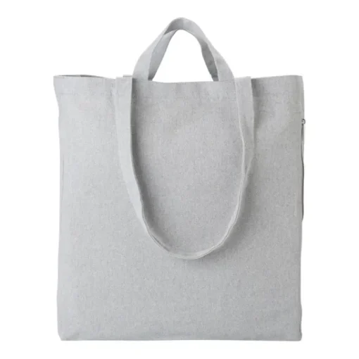 Gift Campaign Shopper in cotone riciclato 350g/m2 con doppi manici e tasca laterale> Shopper In Cotone Personalizzate