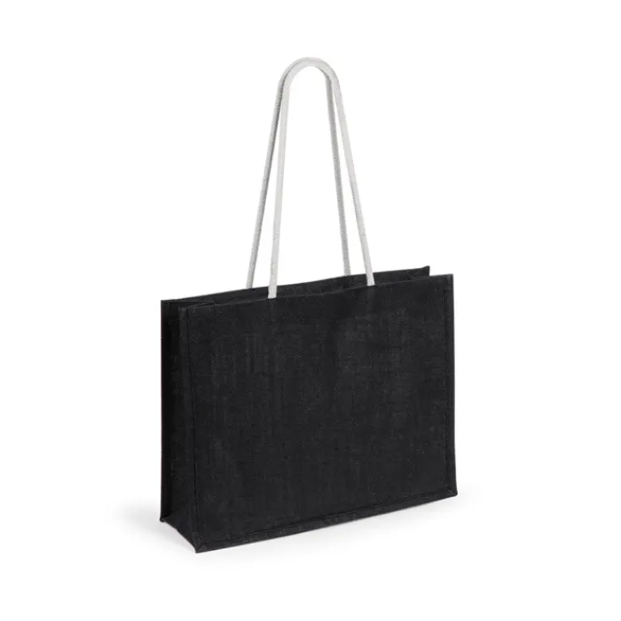 Gift Campaign Shopper in juta con soffietto che sostengono fino 10 kg Jute Colors> Borse In Juta