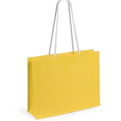 Gift Campaign Shopper in juta con soffietto che sostengono fino 10 kg Jute Colors><noscript><img width=