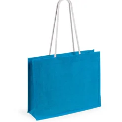 Gift Campaign Shopper in juta con soffietto che sostengono fino 10 kg Jute Colors><noscript><img width=