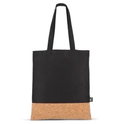 Gift Campaign Shopper in RPET con base in sughero e capacità di 10kg></noscript> Borse Di Tela Personalizzate