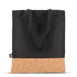 Gift Campaign Shopper in RPET con base in sughero e capacità di 10kg></noscript> Borse Di Tela Personalizzate