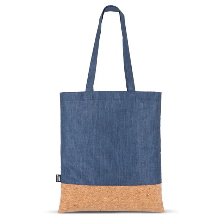 Gift Campaign Shopper in RPET con base in sughero e capacità di 10kg> Borse Di Tela Personalizzate