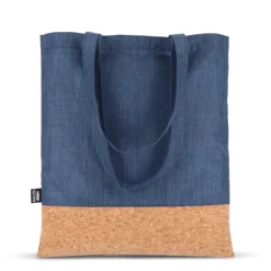 Gift Campaign Shopper in RPET con base in sughero e capacità di 10kg></noscript> Borse Di Tela Personalizzate