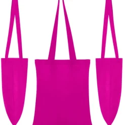 Gift Campaign Shopper in tessuto di cotone con manico lungo in vari colori></noscript> Borse Per La Spesa