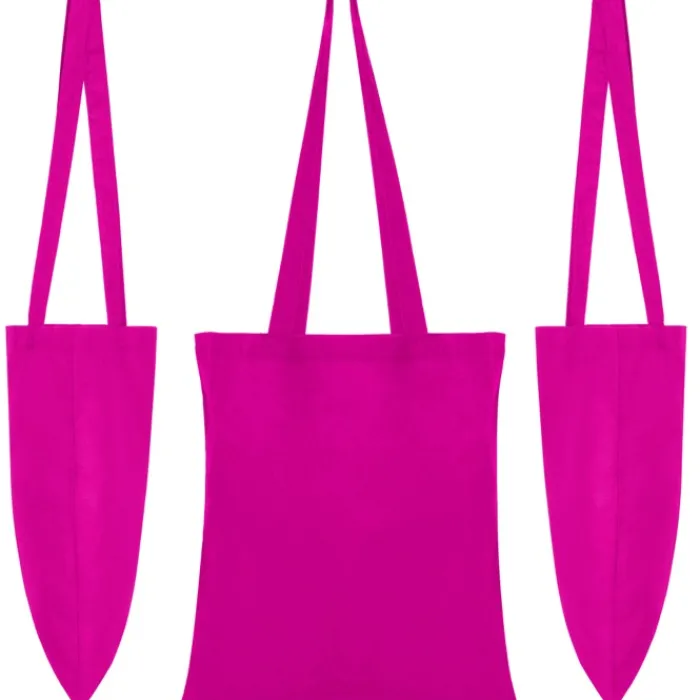 Gift Campaign Shopper in tessuto di cotone con manico lungo in vari colori> Borse Per La Spesa