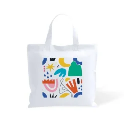 Gift Campaign Shopper in tnt personalizzate con manici corti 70 g/m2 Square Sublim> Shopper Tnt