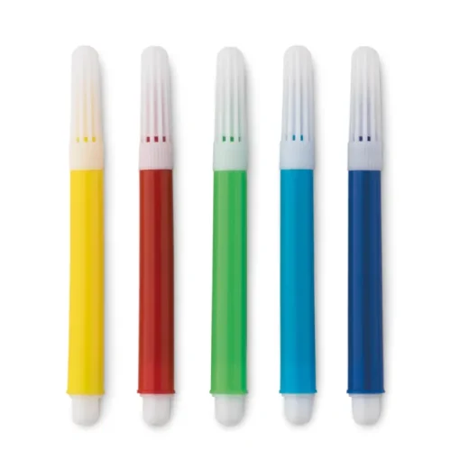 Gift Campaign Shopper per bambini colorabile 5 pennarelli in TNT 80 g/m2 Color Fun> Regali Per Bambini|Matite Colorate