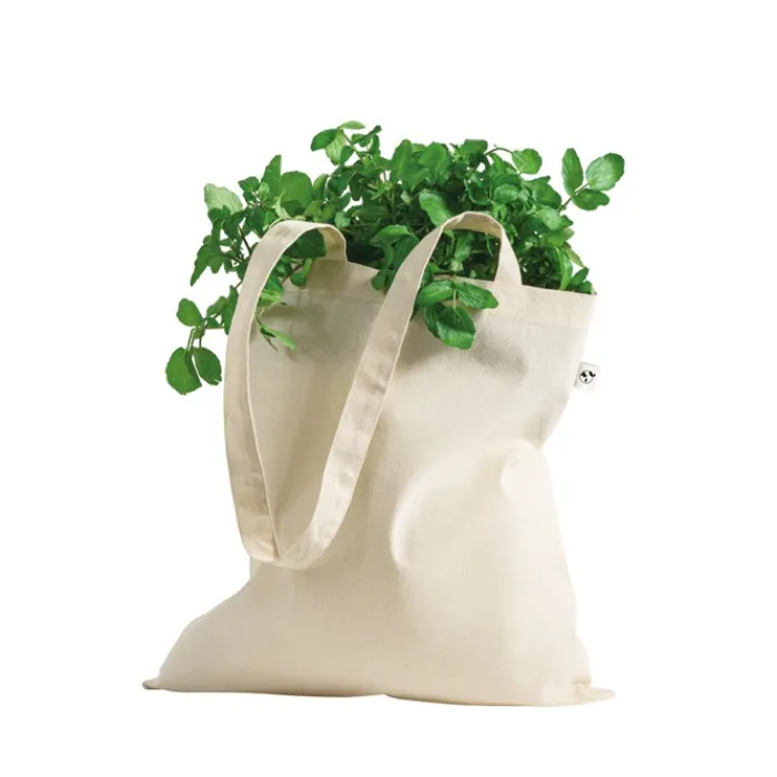 Gift Campaign Shopper per la spesa in cotone organico con manici lunghi 140 g/m2> Borse Per La Spesa|Shopper In Cotone Personalizzate