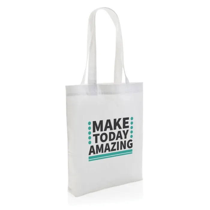 Gift Campaign Shopper personalizzabile con logo con tracciante 285 g/m2 EcoTrace Raw> Gadget Ecologici|Borse Di Tela Personalizzate