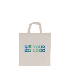 Gift Campaign Shopper promozionale con manici corti in cotone OEKO-TEX140 g/m2></noscript> Shopper In Cotone Personalizzate