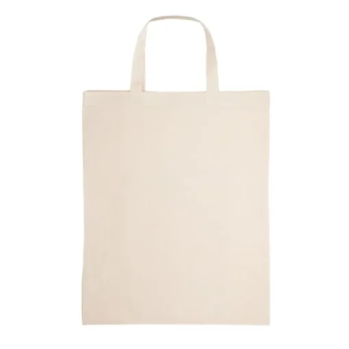 Gift Campaign Shopper promozionale pieghevole in cotone con manici corti 140g/m2> Shopper In Cotone Personalizzate