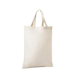 Gift Campaign Shopper promozionale pieghevole in cotone con manici corti 140g/m2></noscript> Shopper In Cotone Personalizzate