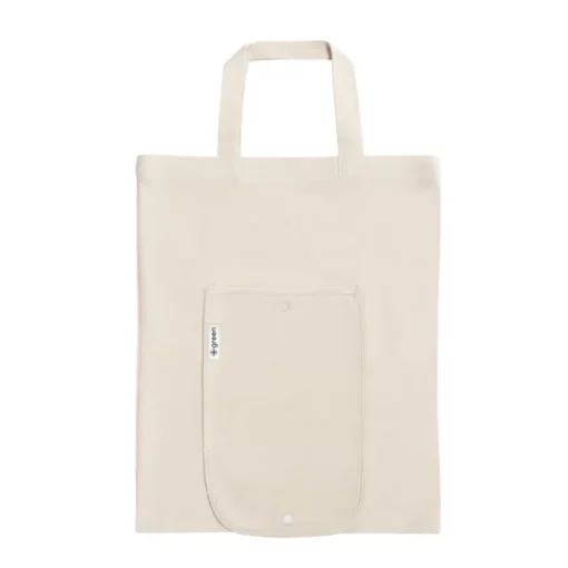 Gift Campaign Shopper promozionale pieghevole in cotone con manici corti 140g/m2> Shopper In Cotone Personalizzate
