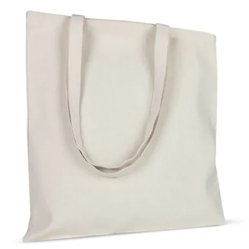 Gift Campaign Shopper pubblicitaria con manici lunghi in cotone OEKO-TEX da 220g/m2> Shopper In Cotone Personalizzate