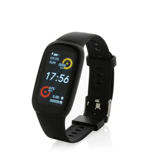 Gift Campaign Smartwatch impermeabile con cinturino in TPU riciclato Steps OLED> Gadget Ecologici|Altri Gadget Pubblicitari